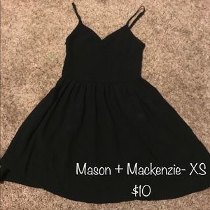 XS Girls Black Dress